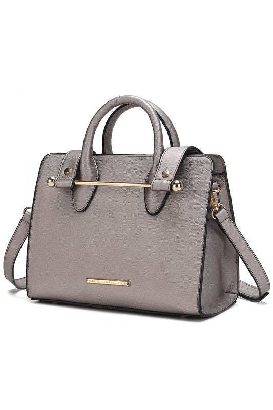 Cognac Mkf Collection Malaya Vegan Leather Tote Bag