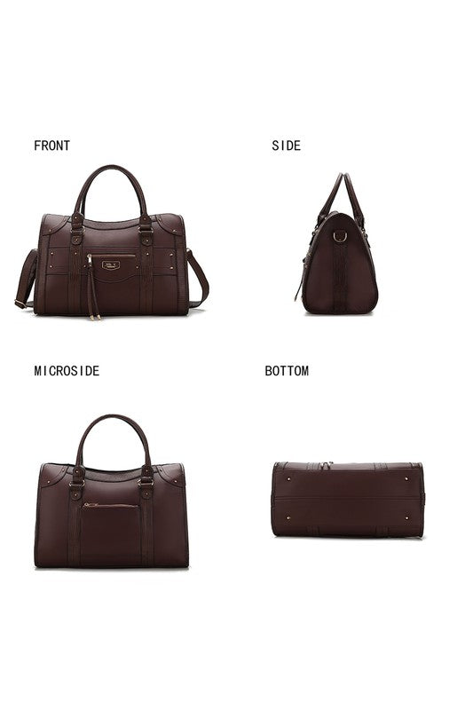 Mkf Collection Patricia Vegan Leather Duffle Bag