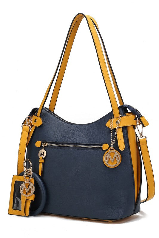 Tan-Beige Mkf Collection Jaseli Hobo Wristlet Bracelet