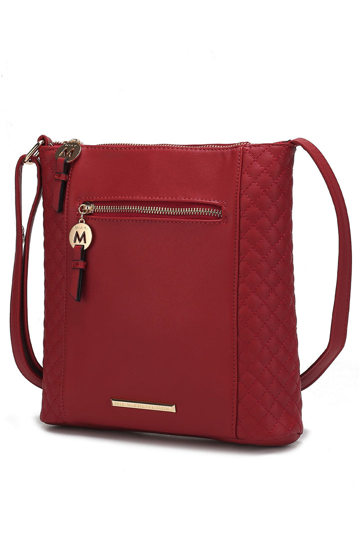 Teal Mkf Collection Miranda Vegan Leather Crossbody