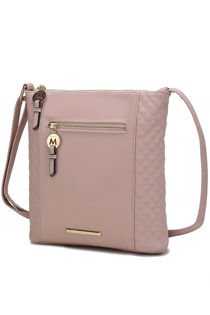 Light Blue Mkf Collection Miranda Vegan Leather Crossbody