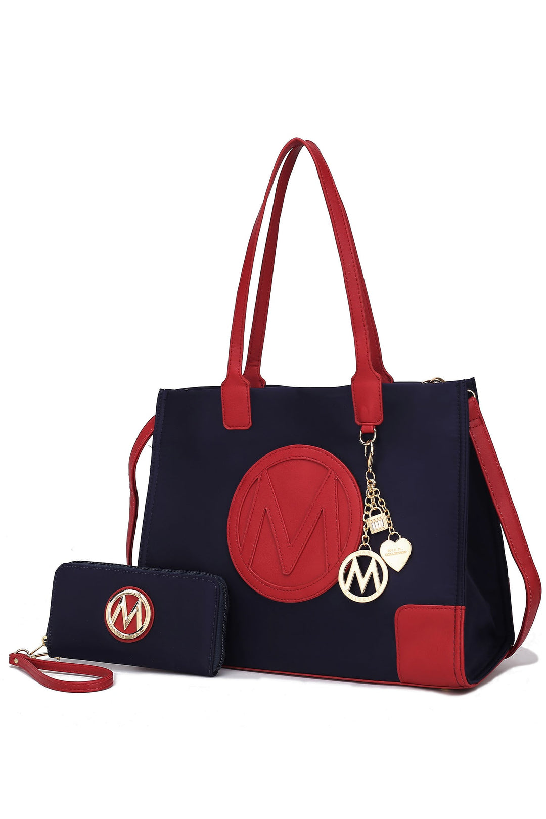 Olive - Mustard Mkf Collection Louise Tote And Wallet Set
