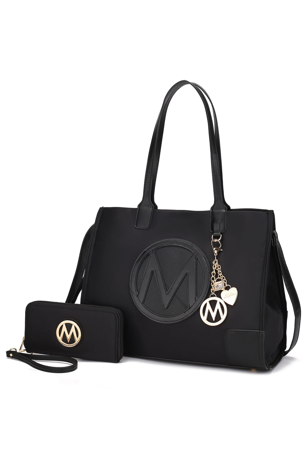 Wine - Blush Mkf Collection Louise Tote And Wallet Set