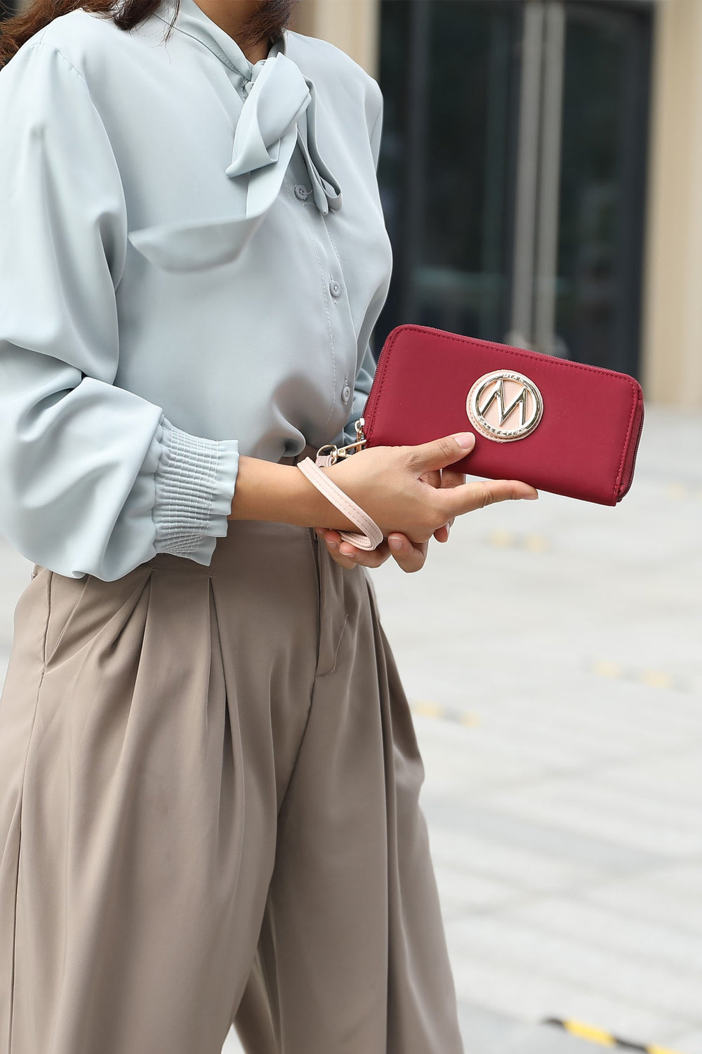 Black - Cognac Mkf Collection Louise Tote And Wallet Set