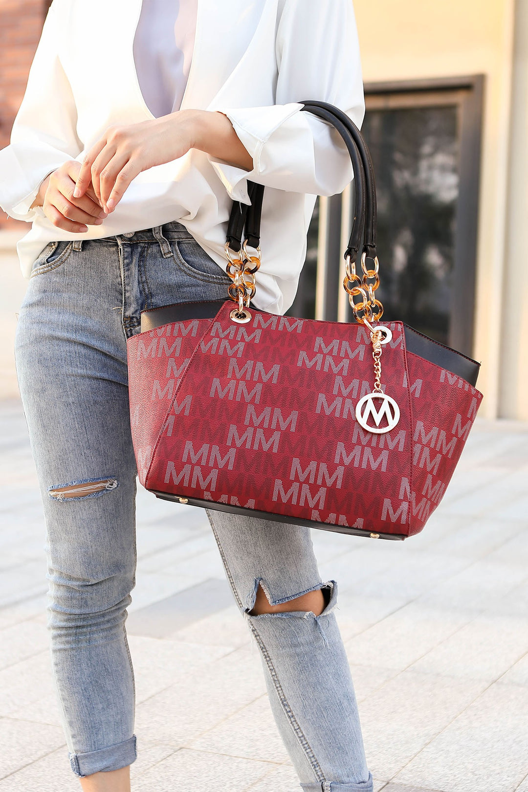 Black Mkf Collection Cameron Tote Bag By Mia K