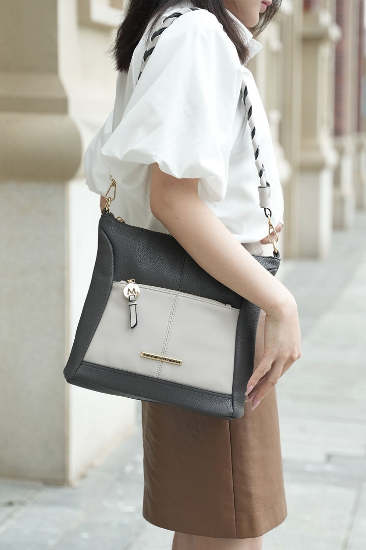 Blush - Wine Mkf Collection Nala Vegan Leather Shoulder Bag