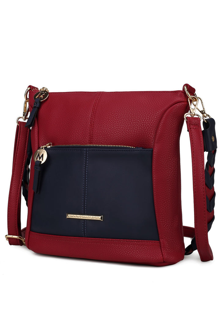 Wine - Blush Mkf Collection Nala Vegan Leather Shoulder Bag