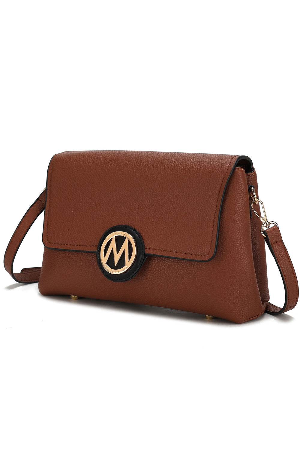 Black - Pewter Mkf Collection Johanna Womens Crossbody Bag