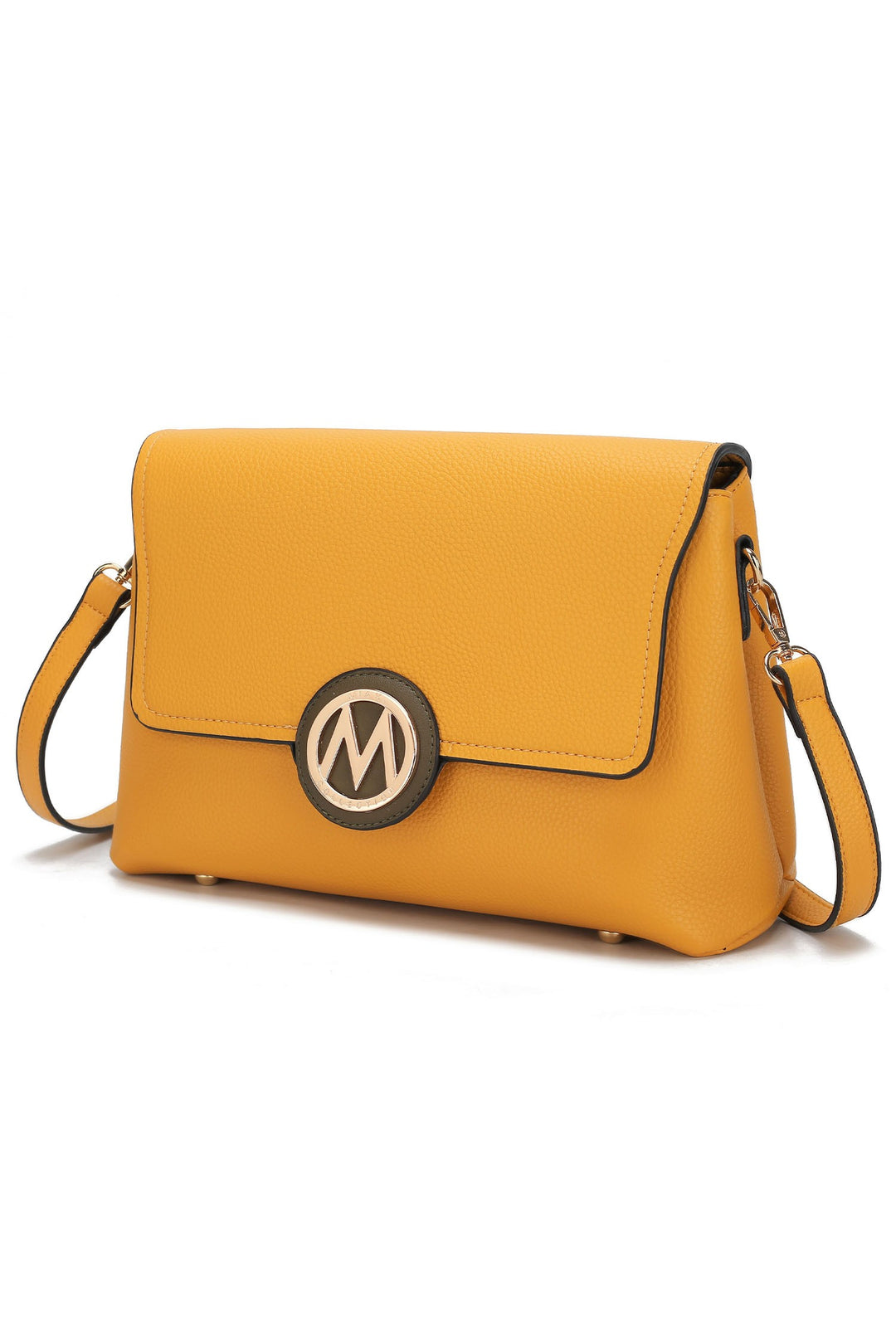 Pewter Black Mkf Collection Johanna Womens Crossbody Bag