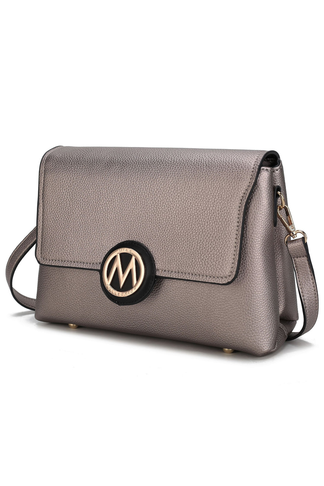 Charcoal - Pink Mkf Collection Johanna Womens Crossbody Bag
