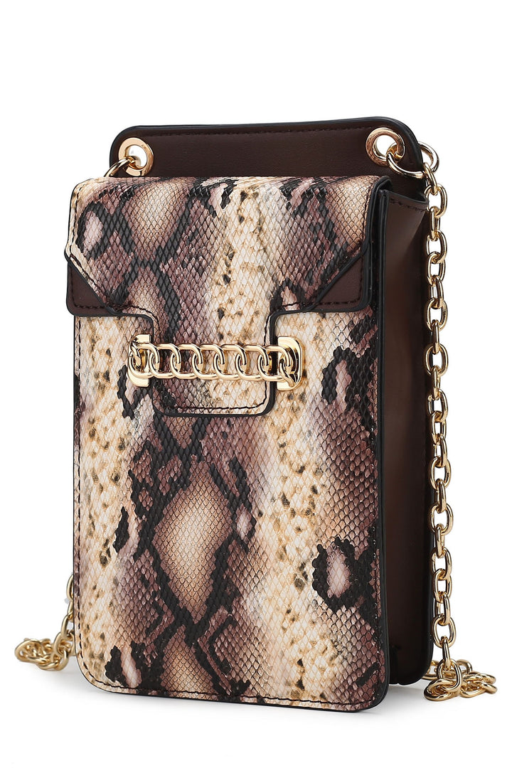 Red Mkf Collection Yael Womens Phone Crossbody Bag