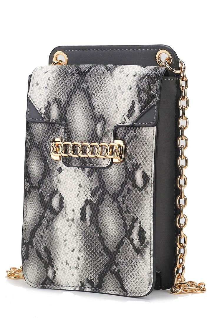 Mustard Mkf Collection Yael Womens Phone Crossbody Bag