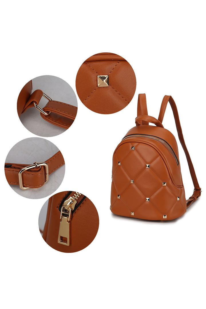 Mkf Collection Hayden With Studs Womens Backpack