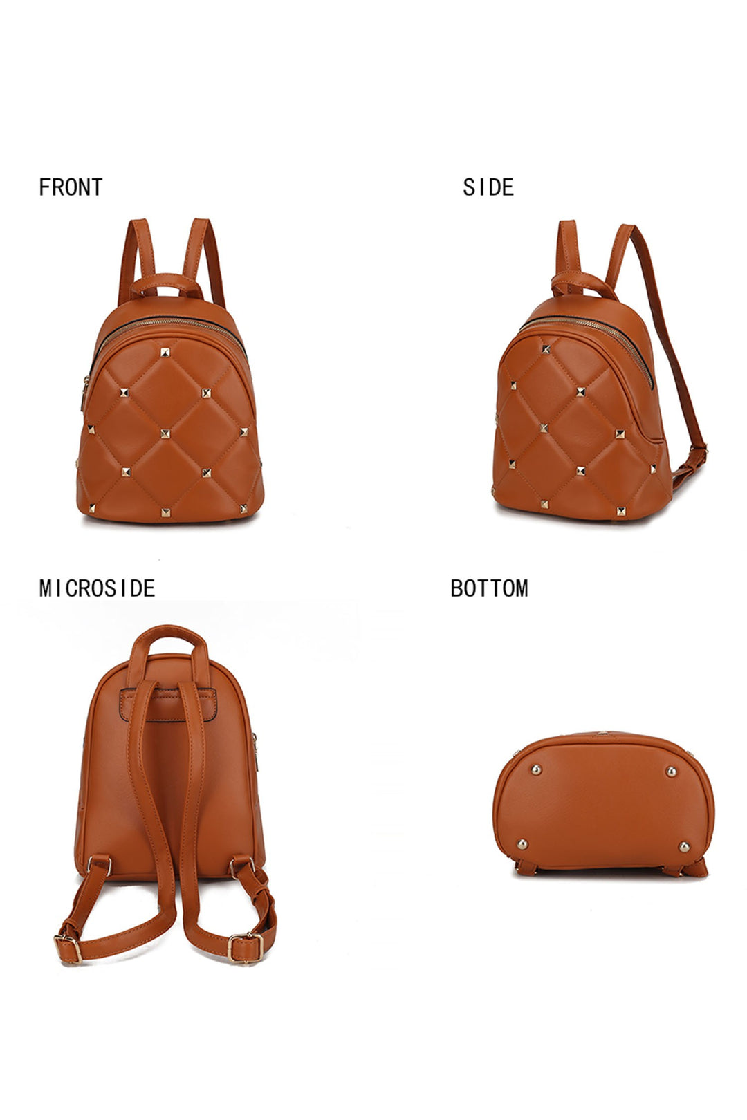 Mkf Collection Hayden With Studs Womens Backpack