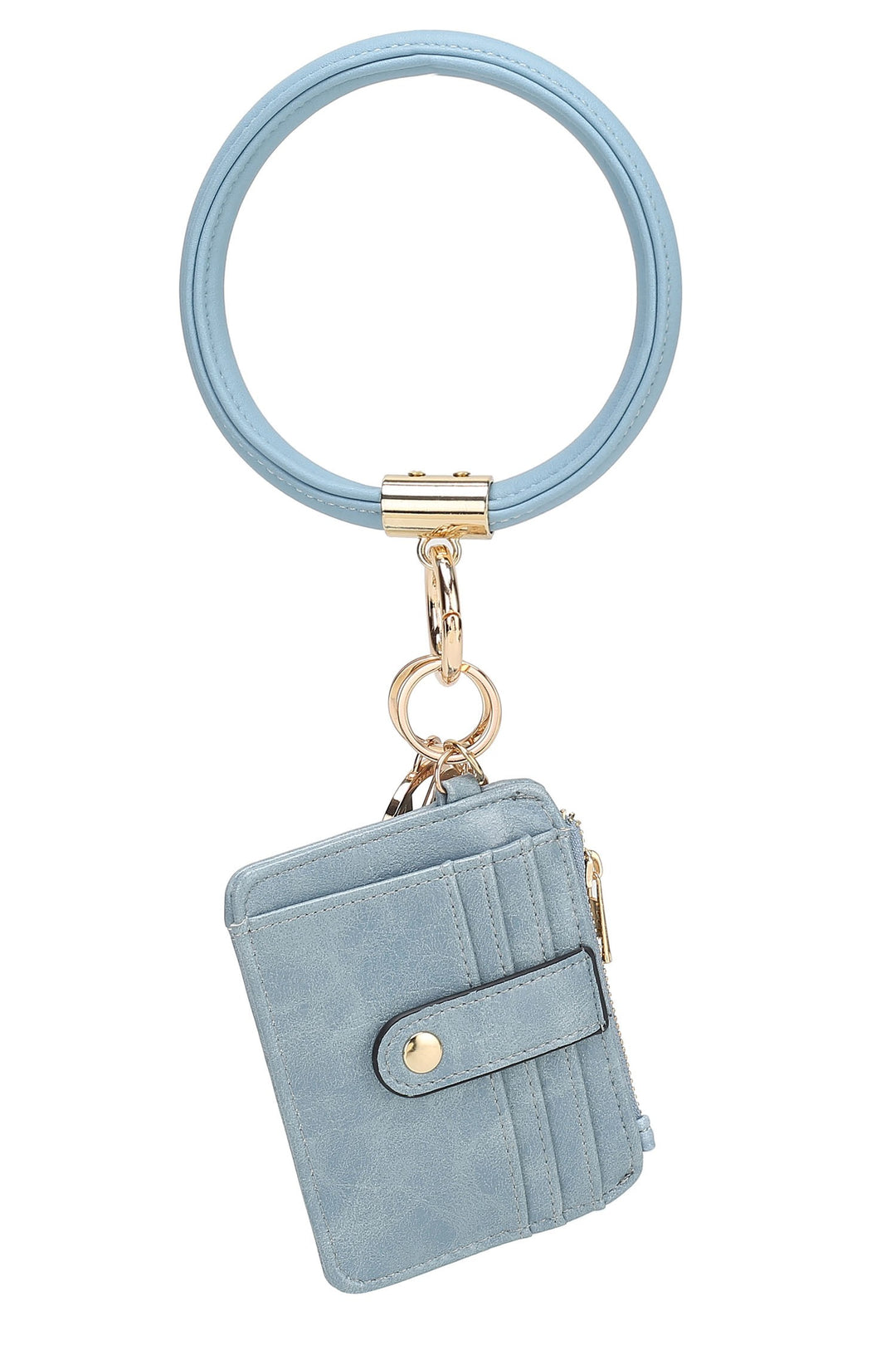 Wine Mkf Collection Vegan Leather Bracelet Keychain