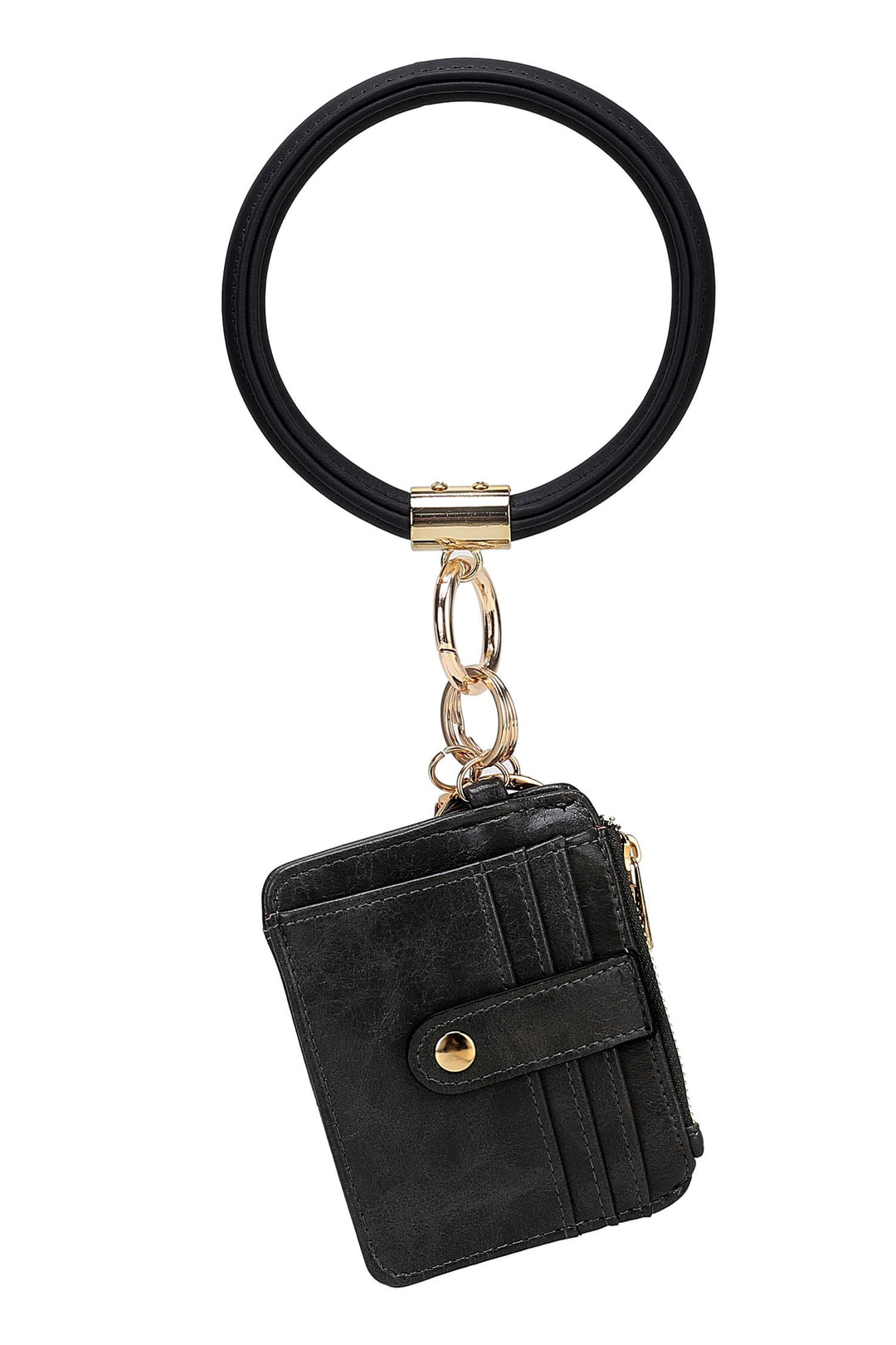 Mkf Collection Vegan Leather Bracelet Keychain