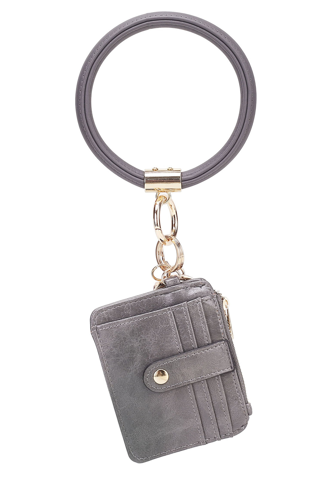 Denim Mkf Collection Vegan Leather Bracelet Keychain