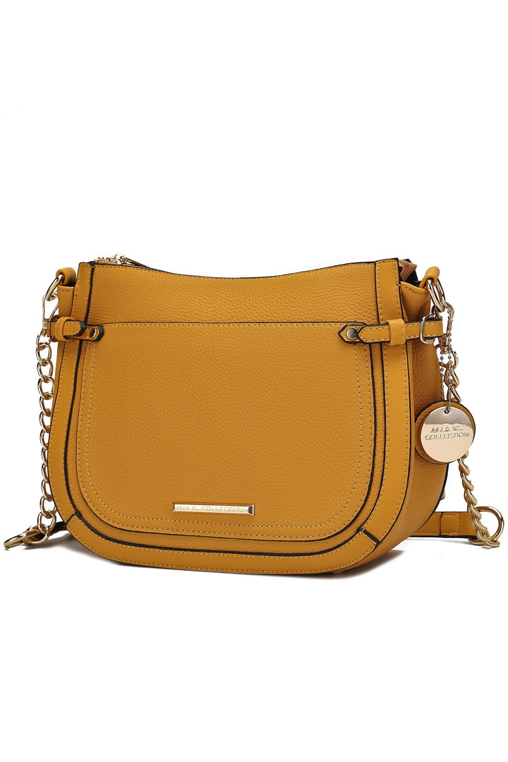 Pewter Mkf Collection Raelynn Womens Shoulder Bag