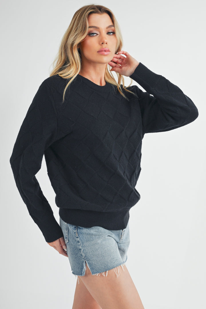 Red Waverly Sweater