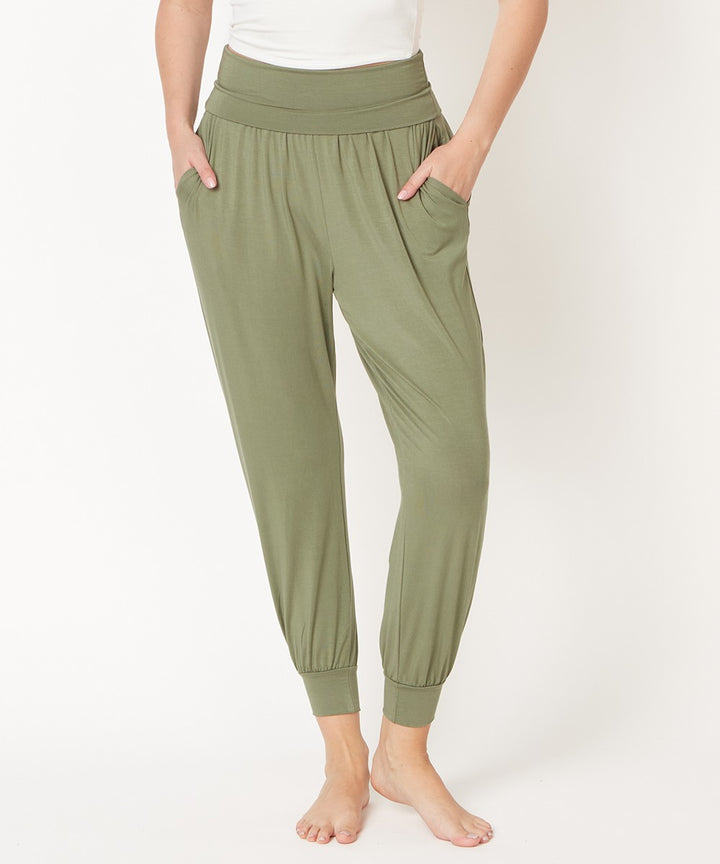 Olive Sk Yoga Jogger New 1