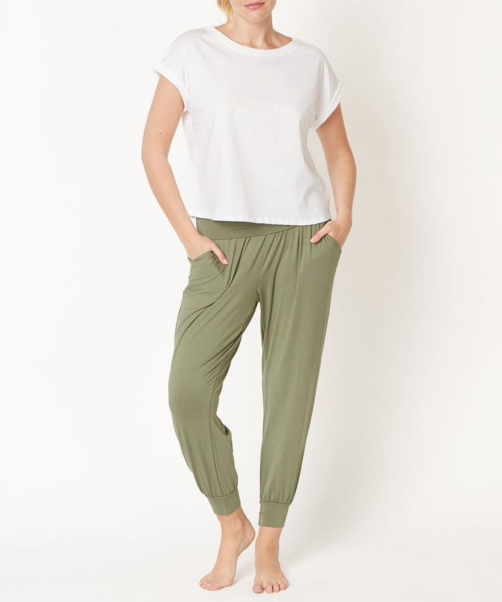 Cotton Jersey Fabina Crop Top