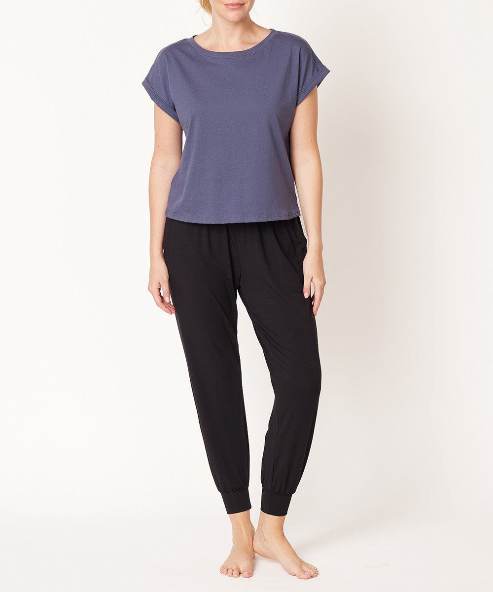 Cotton Jersey Fabina Crop Top