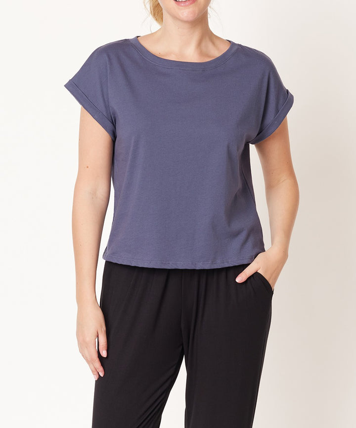 Cotton Jersey Fabina Crop Top