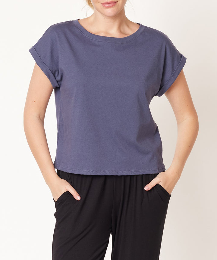 Cotton Jersey Fabina Crop Top