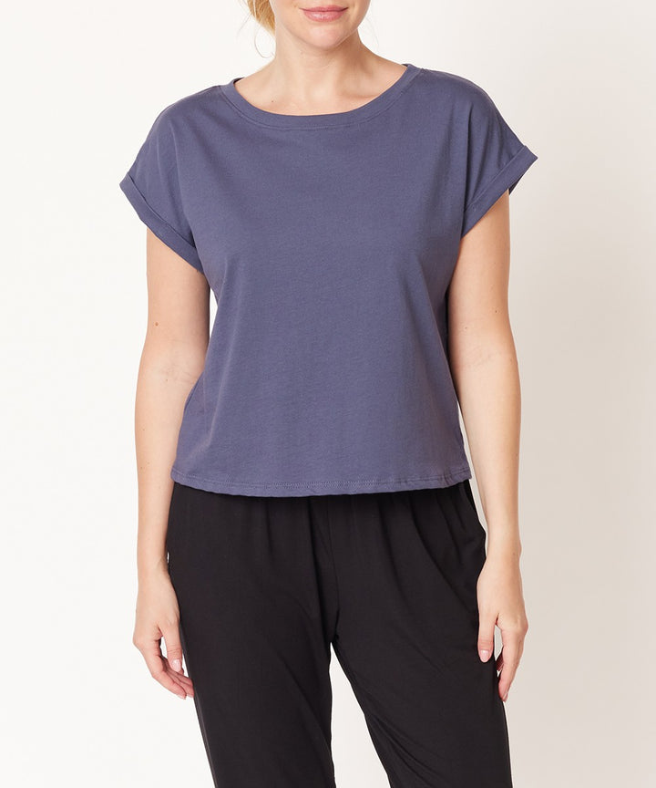 Cotton Jersey Fabina Crop Top