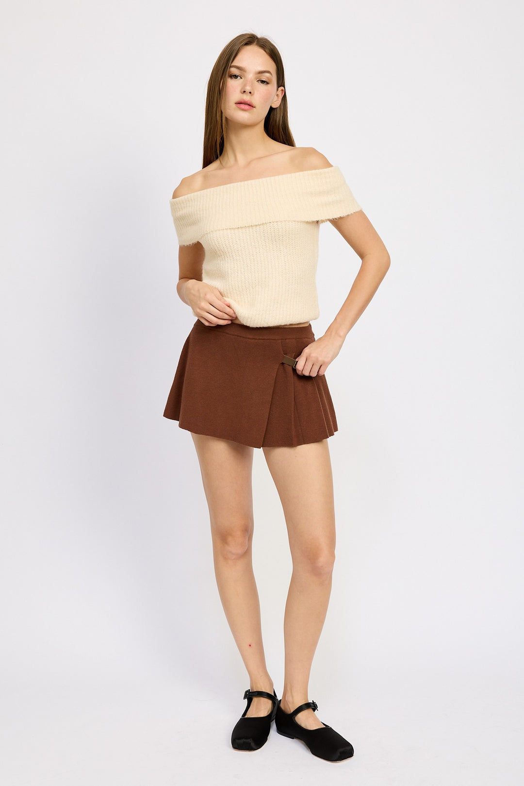 Pleated Mini Skort 1