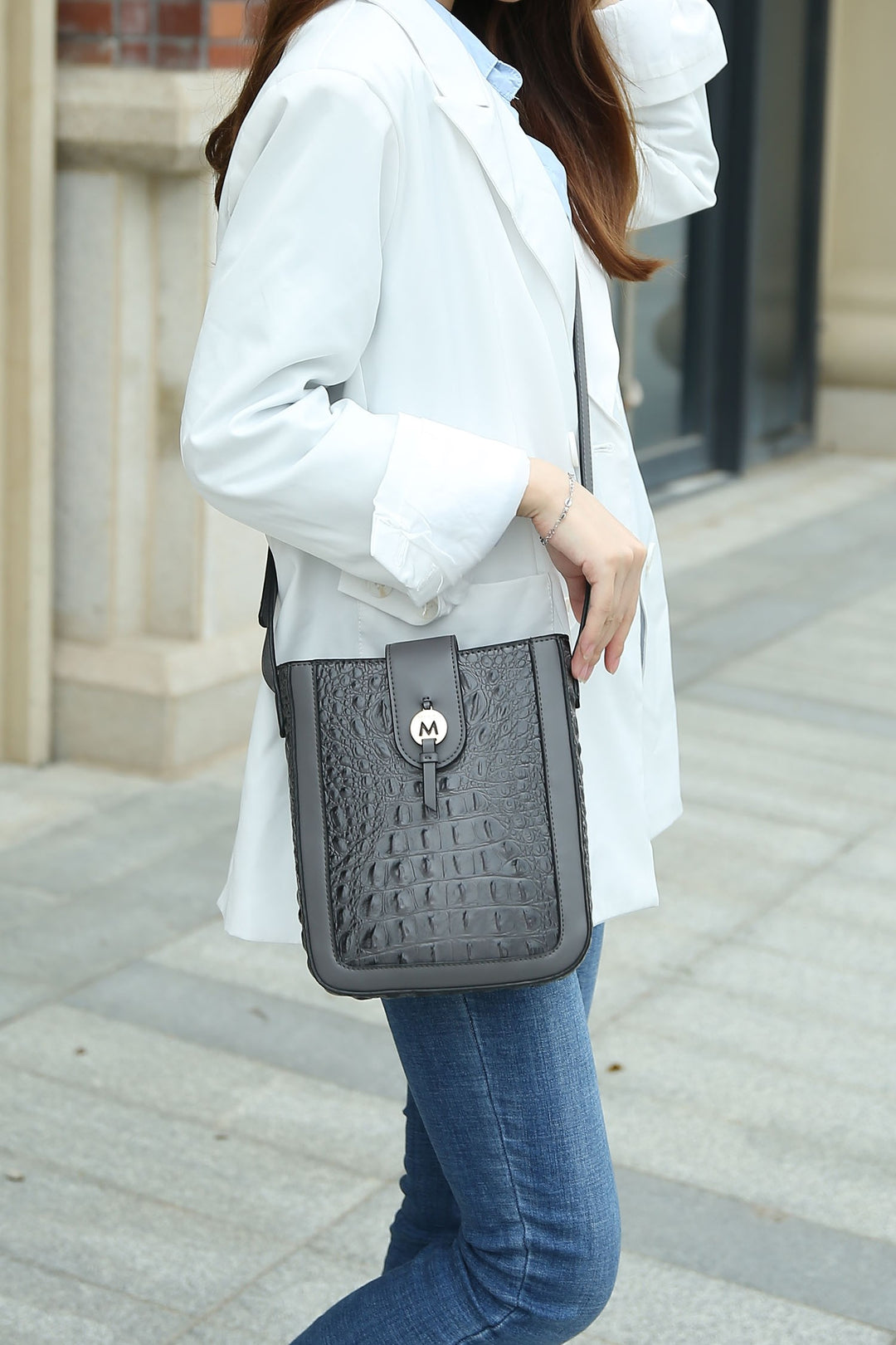 Beige Mkf Molly Womens Crossbody By Mia K