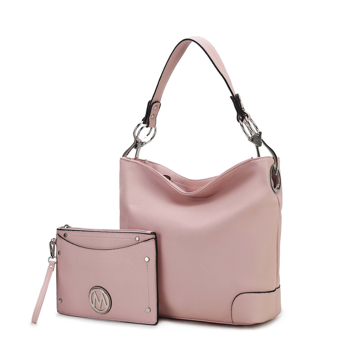 Lilac Mkf Viviana Women Hobo Bag With Wristlet