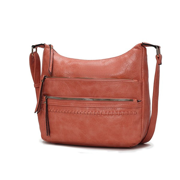 Taupe Mkf Collection Oakley Women Shoulder Bag By Mia K