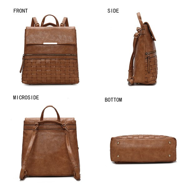 Mkf Alba Womens Backpack Bag By Mia K