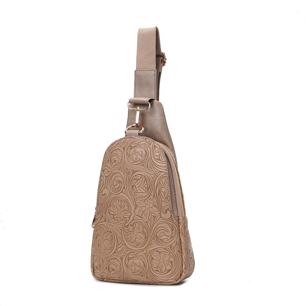 Mkf Collection Millie Embossed Sling Bag By Mia K