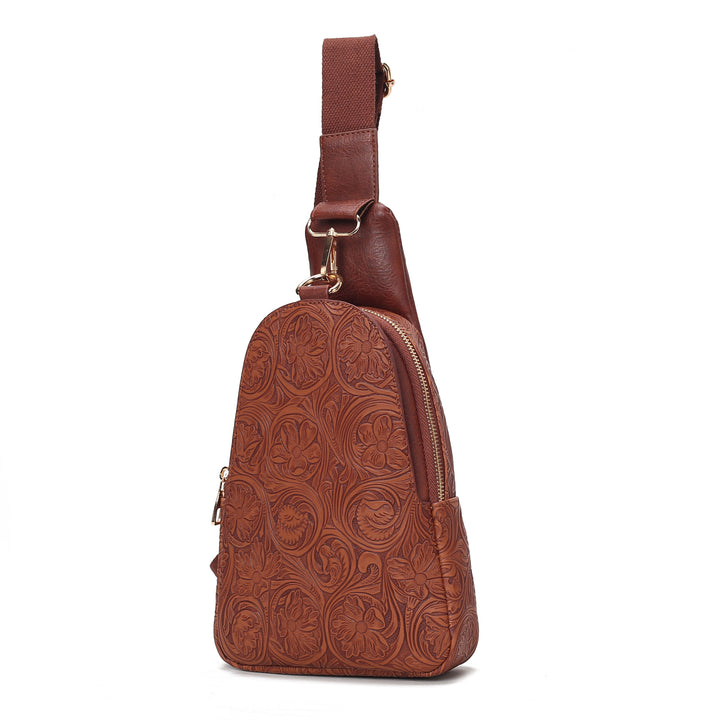 Mkf Collection Millie Embossed Sling Bag By Mia K
