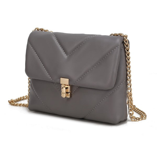 Pewter Mkf Collection Ellie Crossbody Bag By Mia K