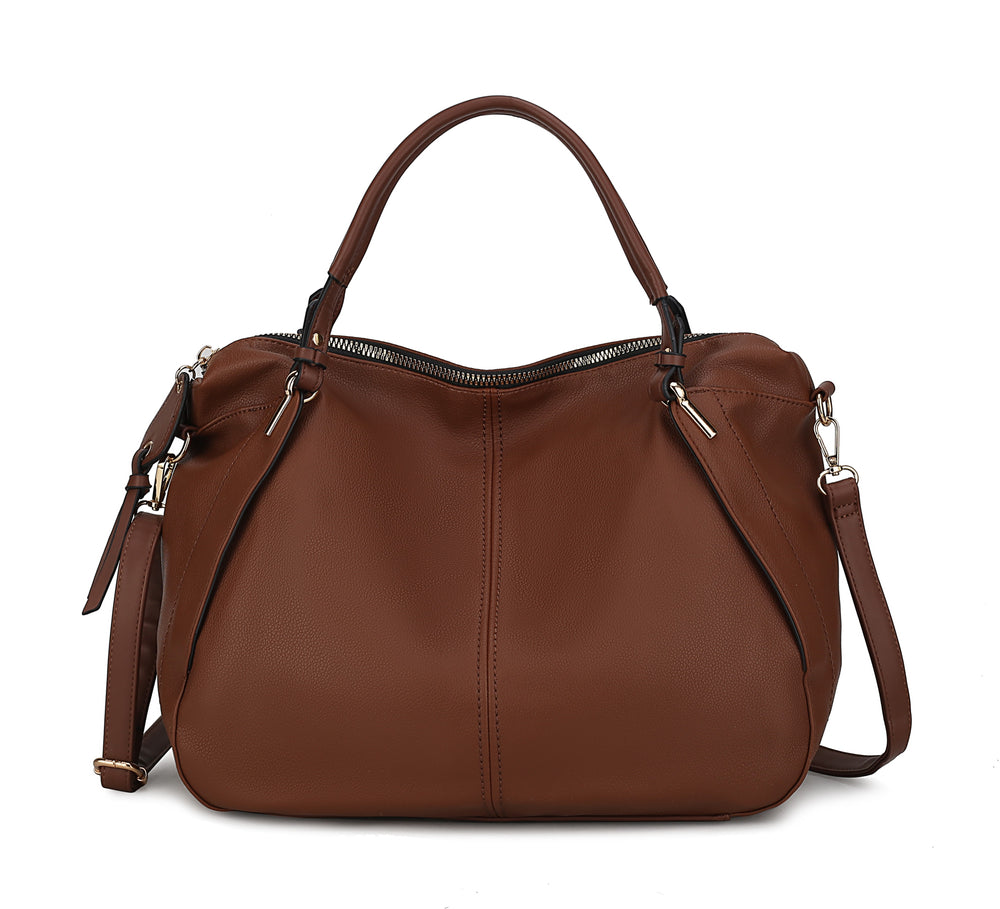 Cognac Mkf Fiorella Weekender Duffle Bag By Mia K