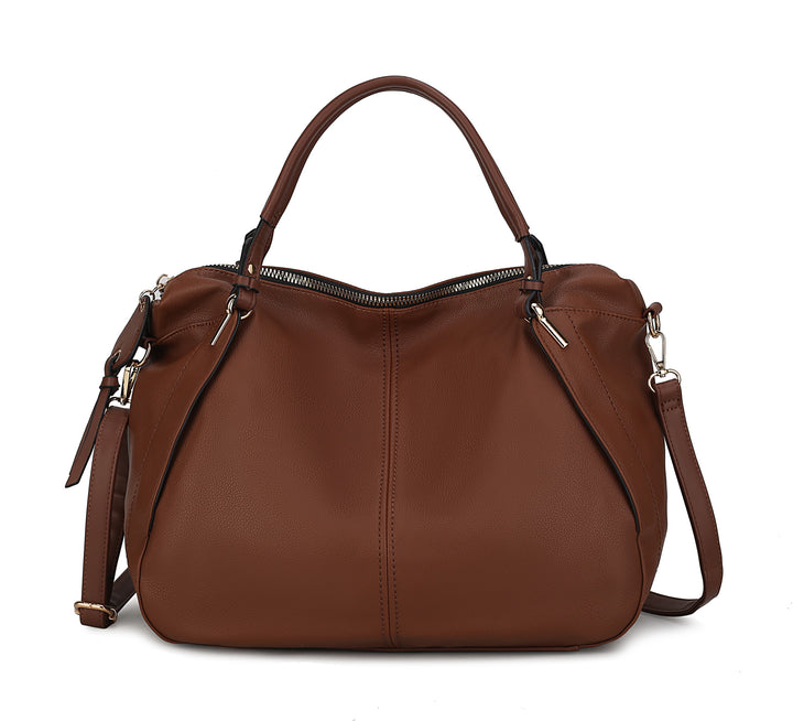 Cognac Mkf Fiorella Weekender Duffle Bag By Mia K