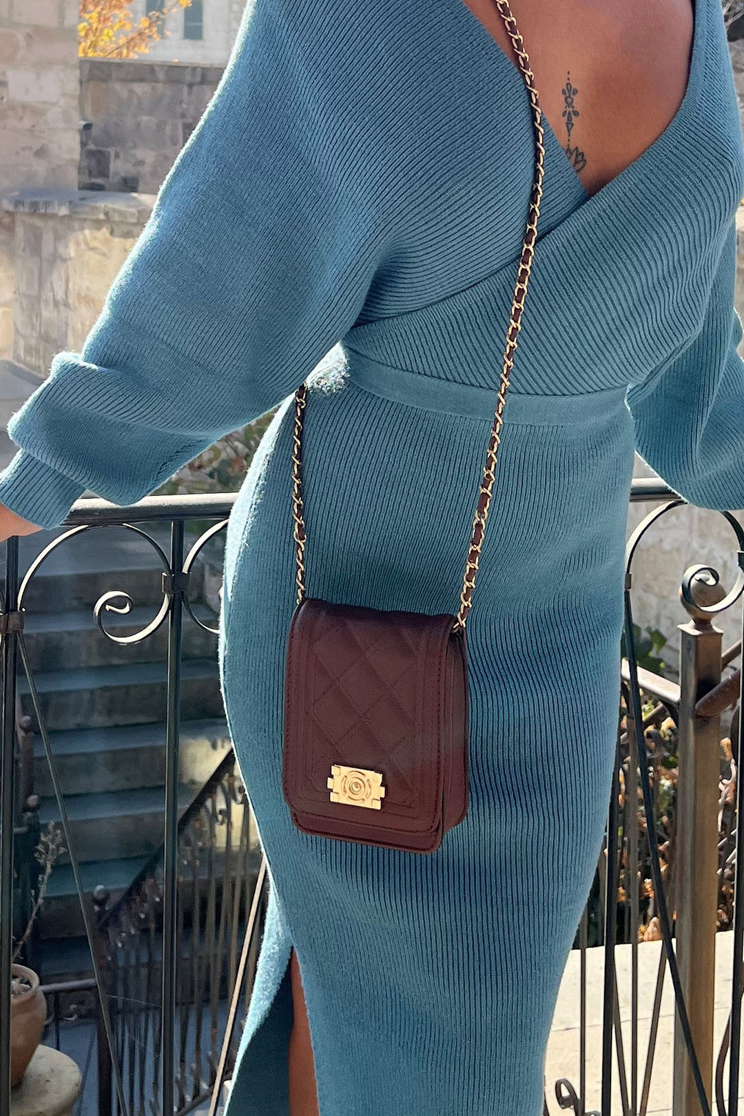 Silver Mkf Gemma Crossbody Shoulder Bag By Mia K
