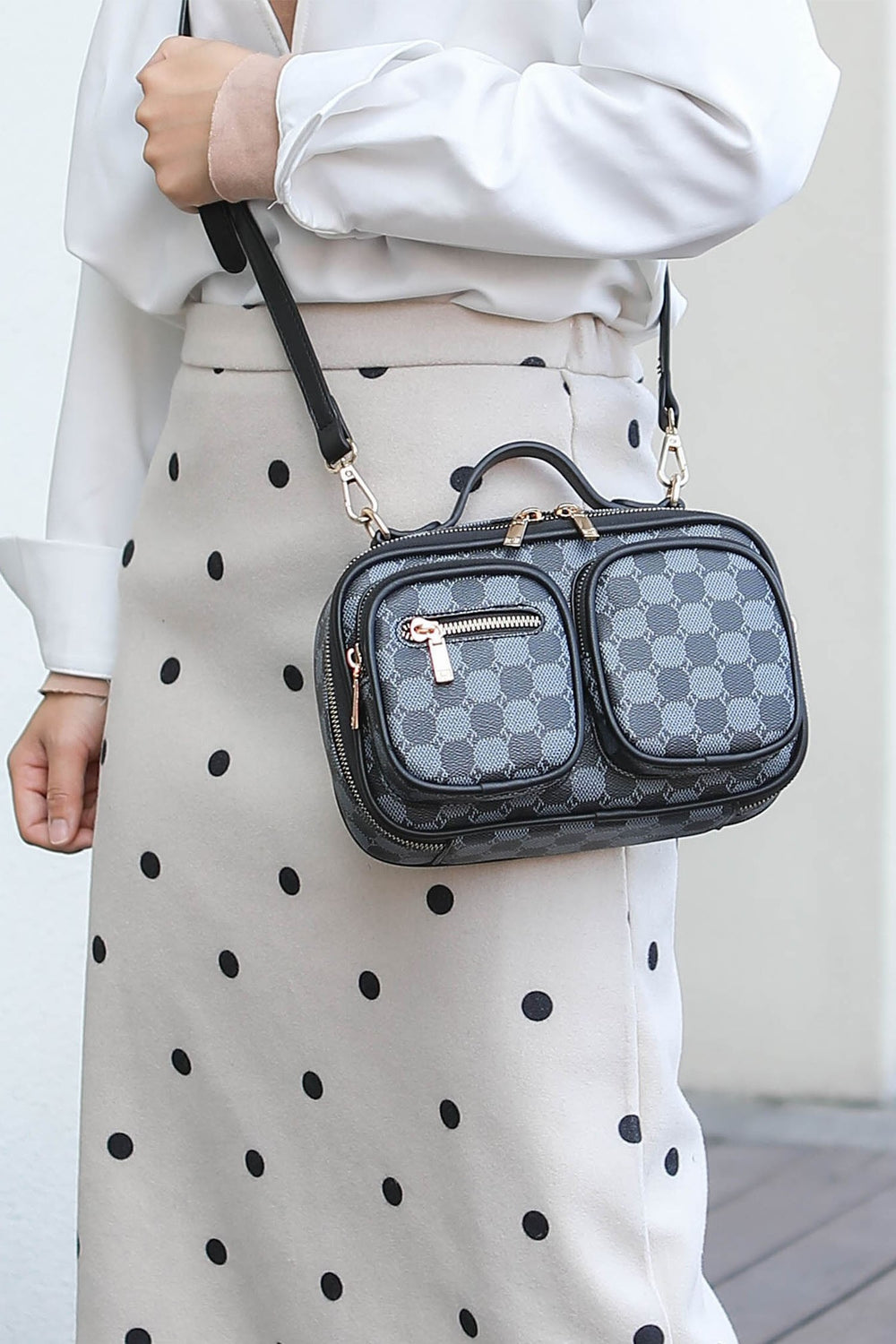 Brown Mkf Jolene Crossbody Shoulder Bag By Mia K