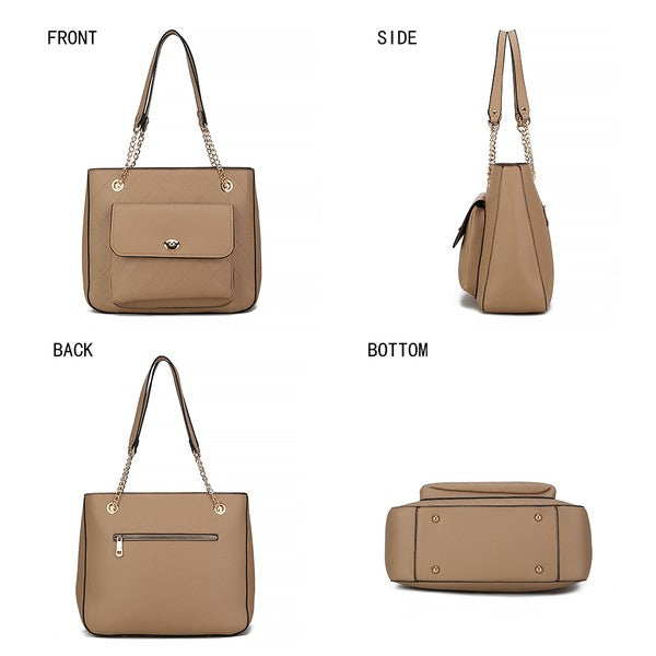 Mkf Jenna Womens Shoulder Bag By Mia K