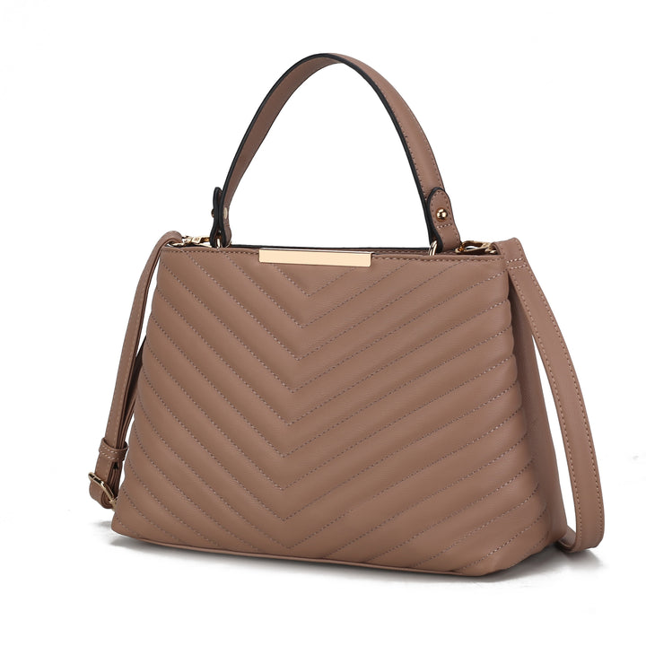 Mkf Dakota Womens Satchel Bag By Mia K