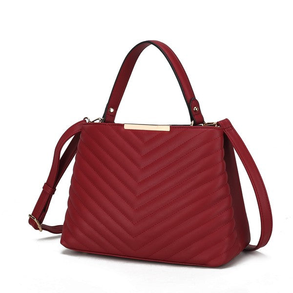 Mkf Dakota Womens Satchel Bag By Mia K