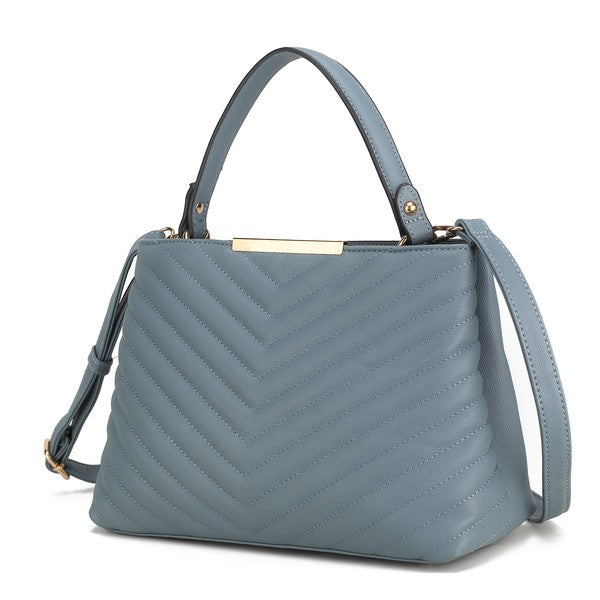 Mkf Dakota Womens Satchel Bag By Mia K
