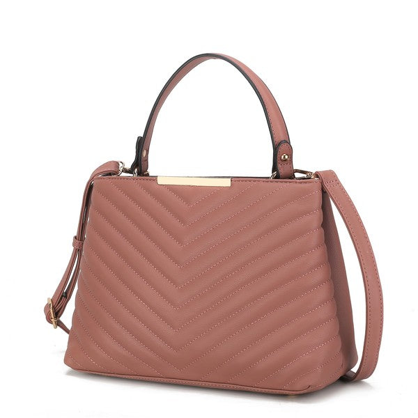 Mkf Dakota Womens Satchel Bag By Mia K