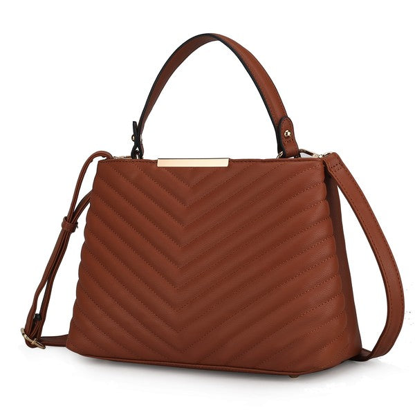 Mkf Dakota Womens Satchel Bag By Mia K
