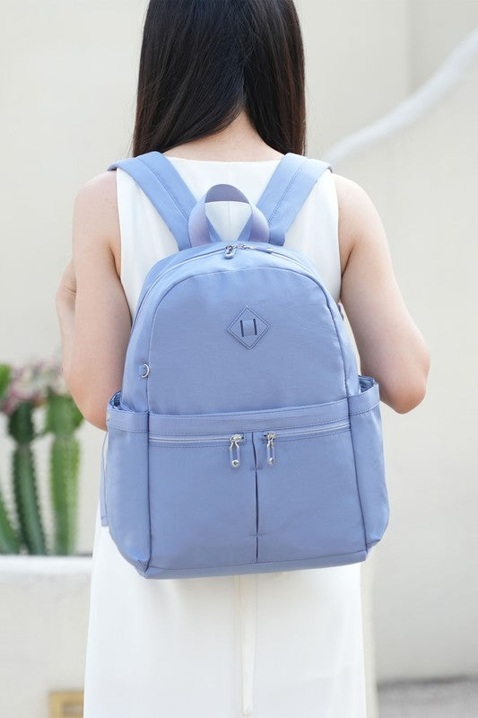 Denim Mkf Tatum Womens Backpack By Mia K