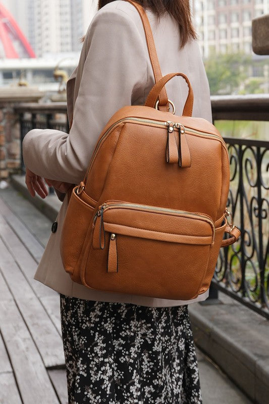 Dusty Pink Mkf Yolane Convertible Backpack By Mia K