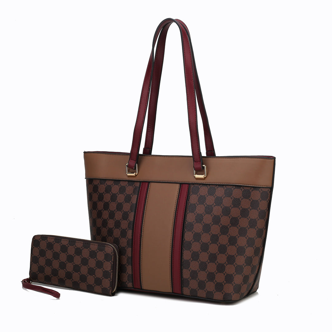 Mkf Fabiola Womens Tote Bag Wallet By Mia K